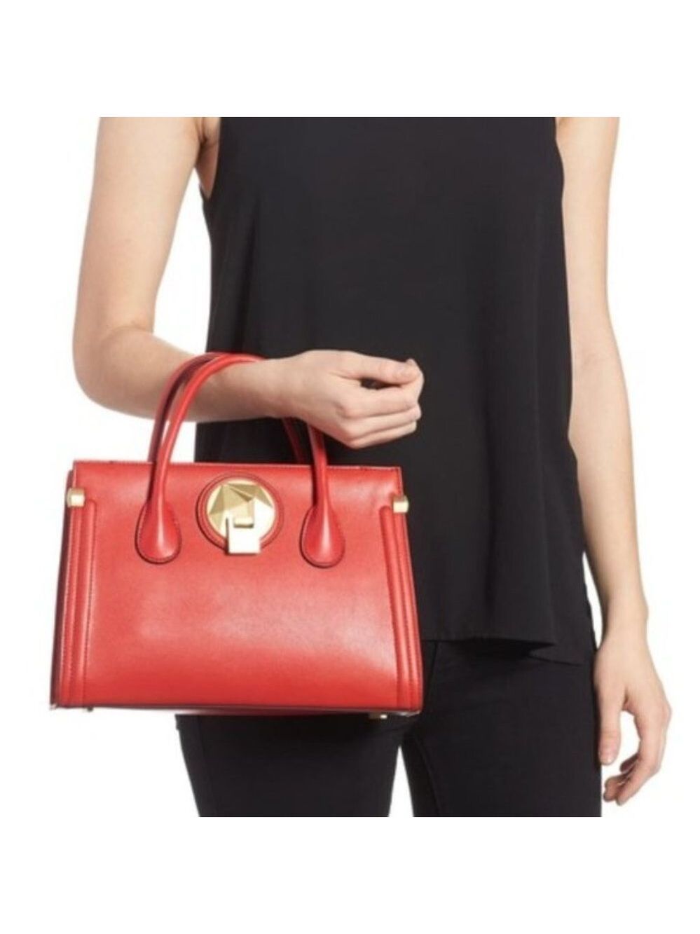 Celine Dion Octave Leather Satchel
